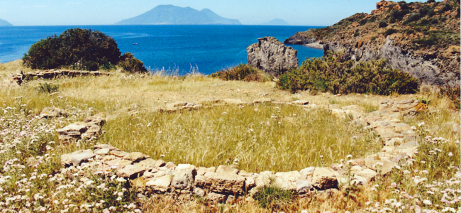 Middle Bronze Age site of Punta Milazzes on Panarea| © Helen Dawson