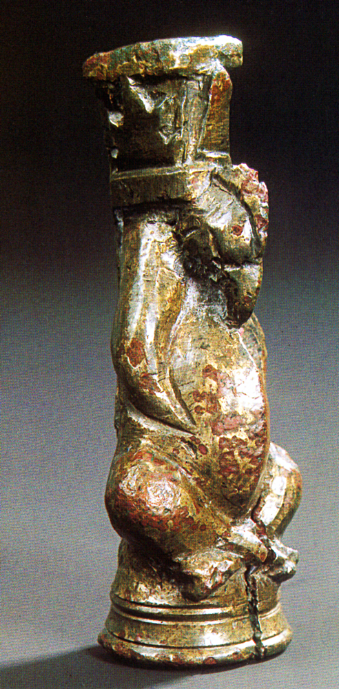 Griff eines römischen Klappmessers, Fürstengrab von Gommern