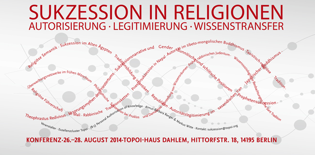 Event Sukkzessionen in Religionen | Flyer