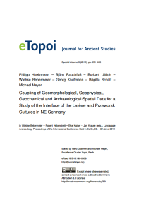 etopoi. Special Volume 3 | Philipp Hoelzmann et al