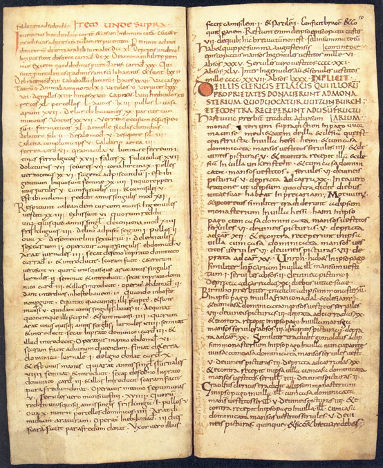  Helmstedter manuscripts: Codex Guelferbytanus 254, 9th century AD, Wolfenbüttel; © HAB Wolfenbüttel