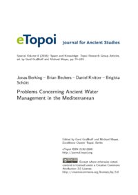 Cover Artikel Berking et al. eTopoi SpV 6