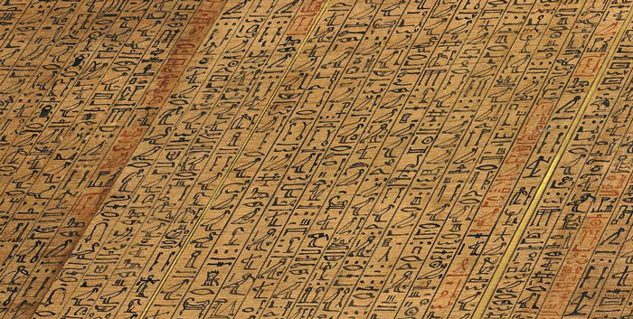 Ägyptische Papyrusrolle